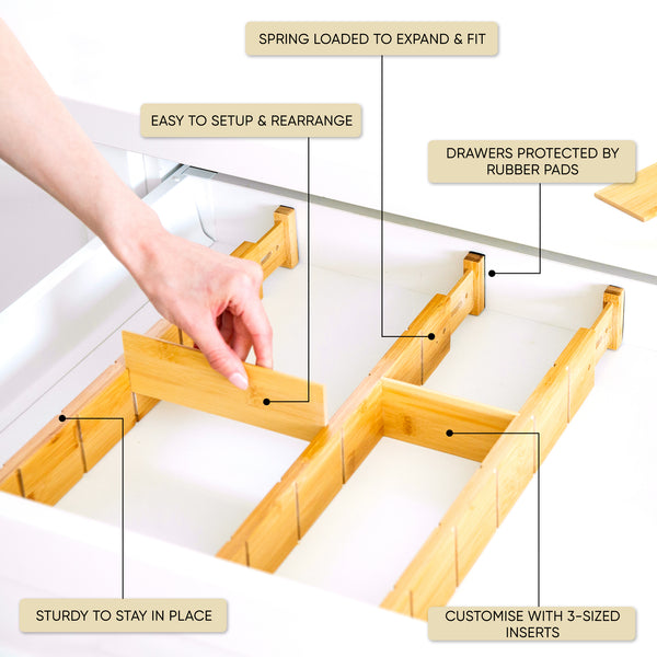 Drawer Dividers with Inserts